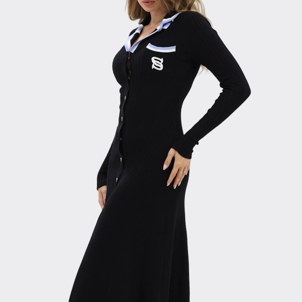 Cassandra Long Sleeved Maxi Dress