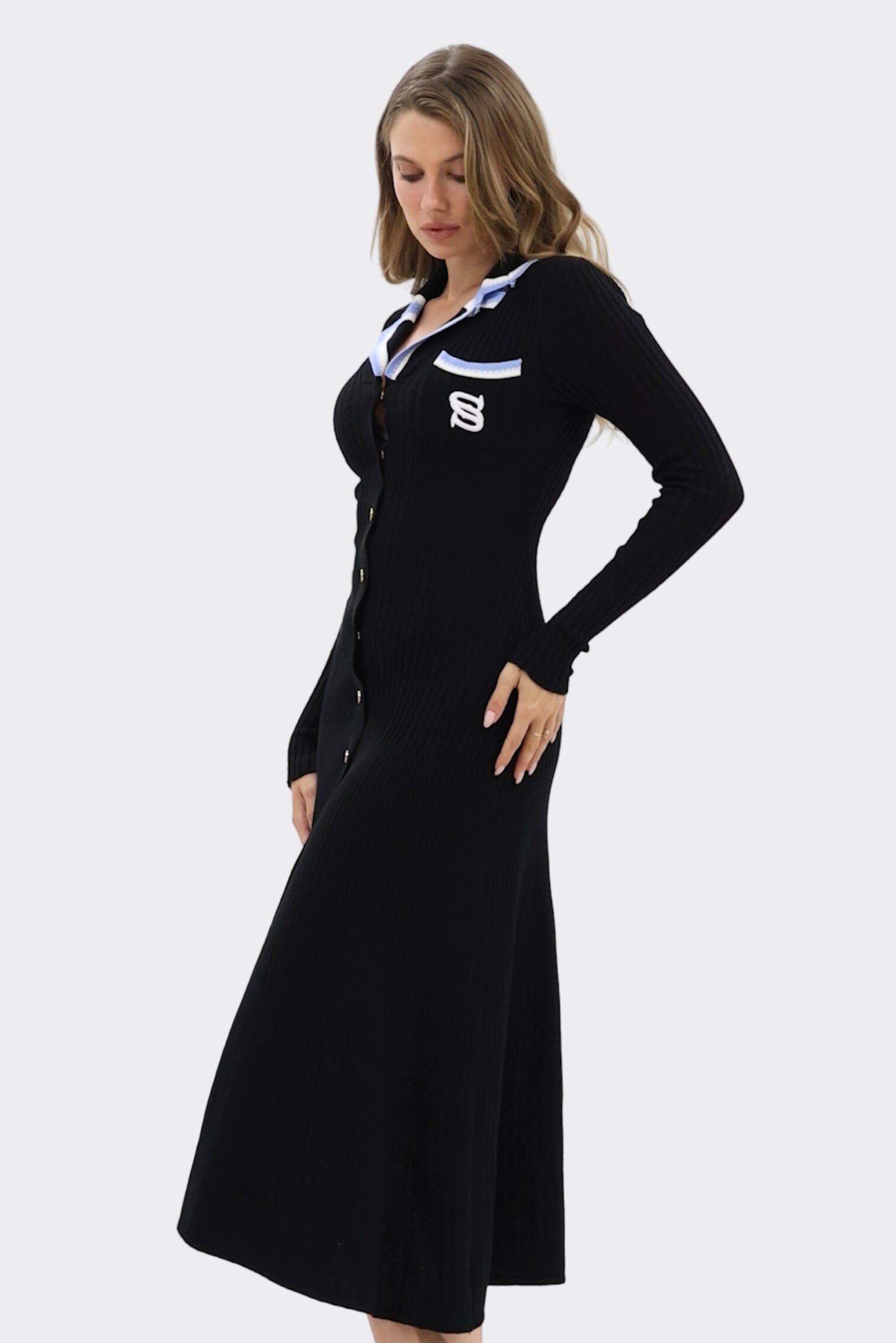 Cassandra Long Sleeved Maxi Dress