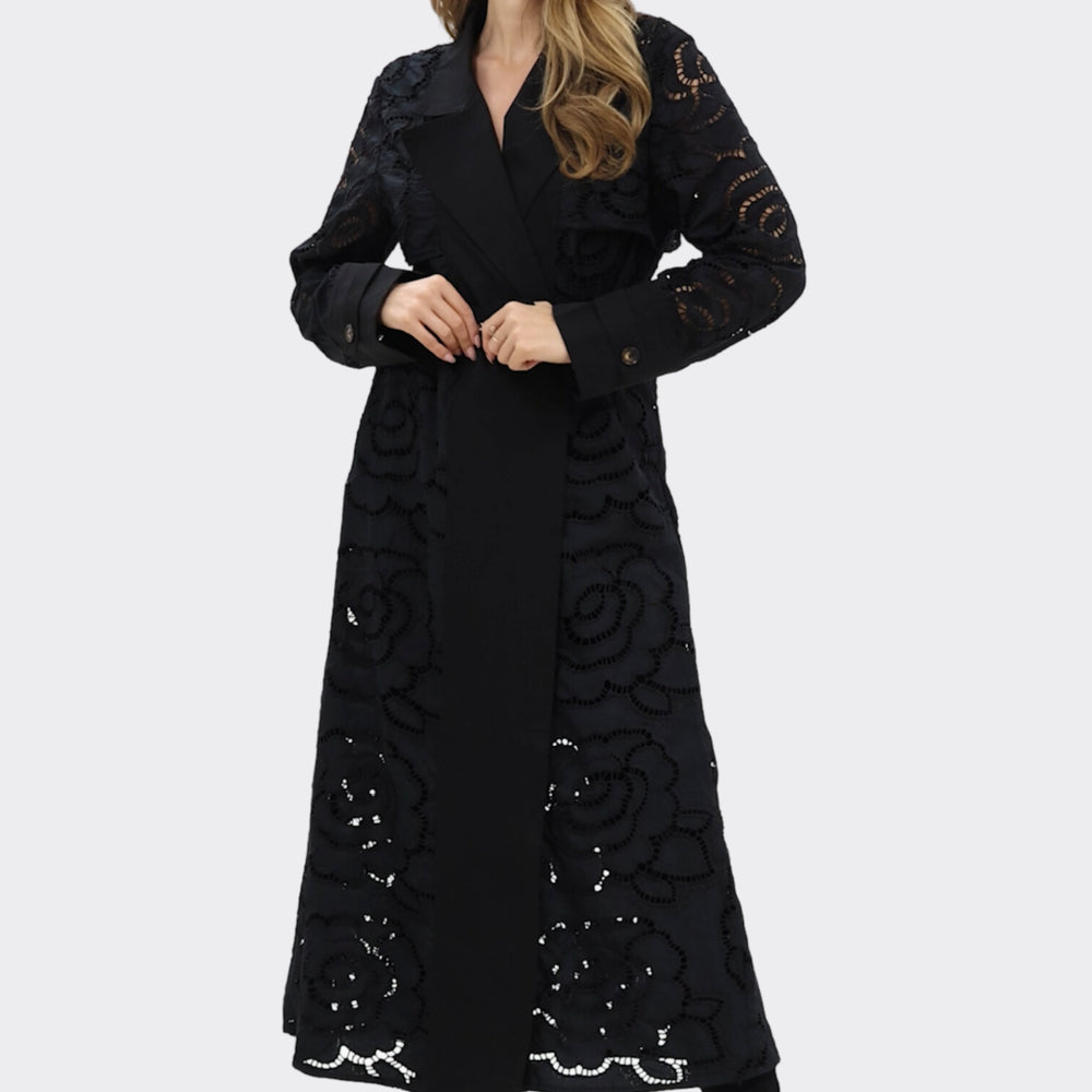 
                  
                    Genevieve Belted Long Coat
                  
                