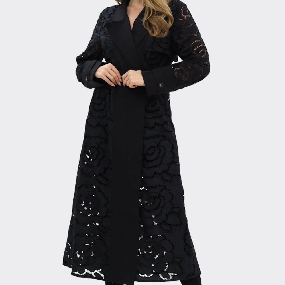 
                  
                    Genevieve Belted Long Coat
                  
                