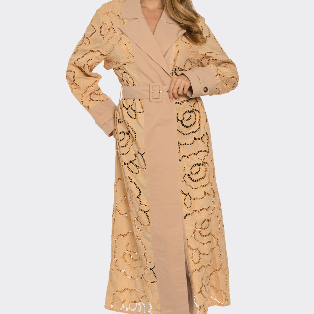 
                  
                    Genevieve Belted Long Coat
                  
                