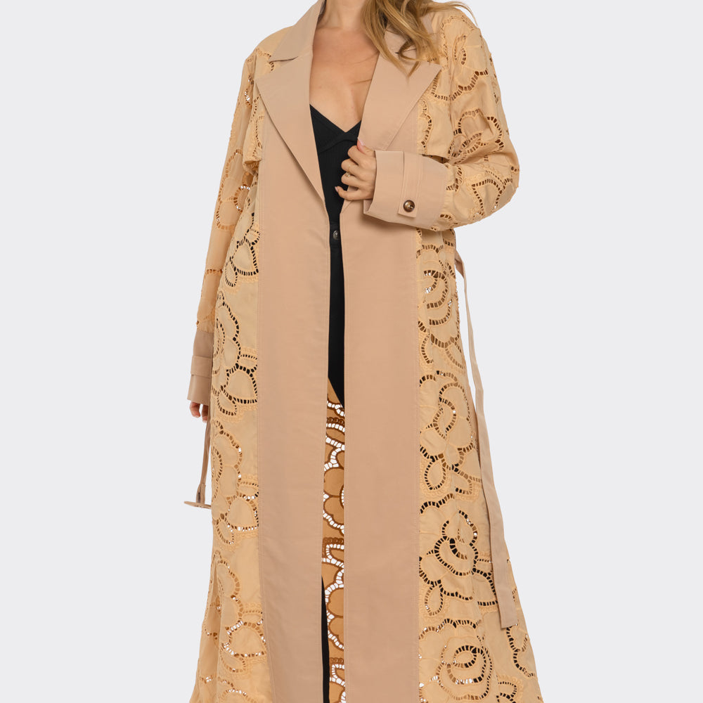 Genevieve Belted Long Coat