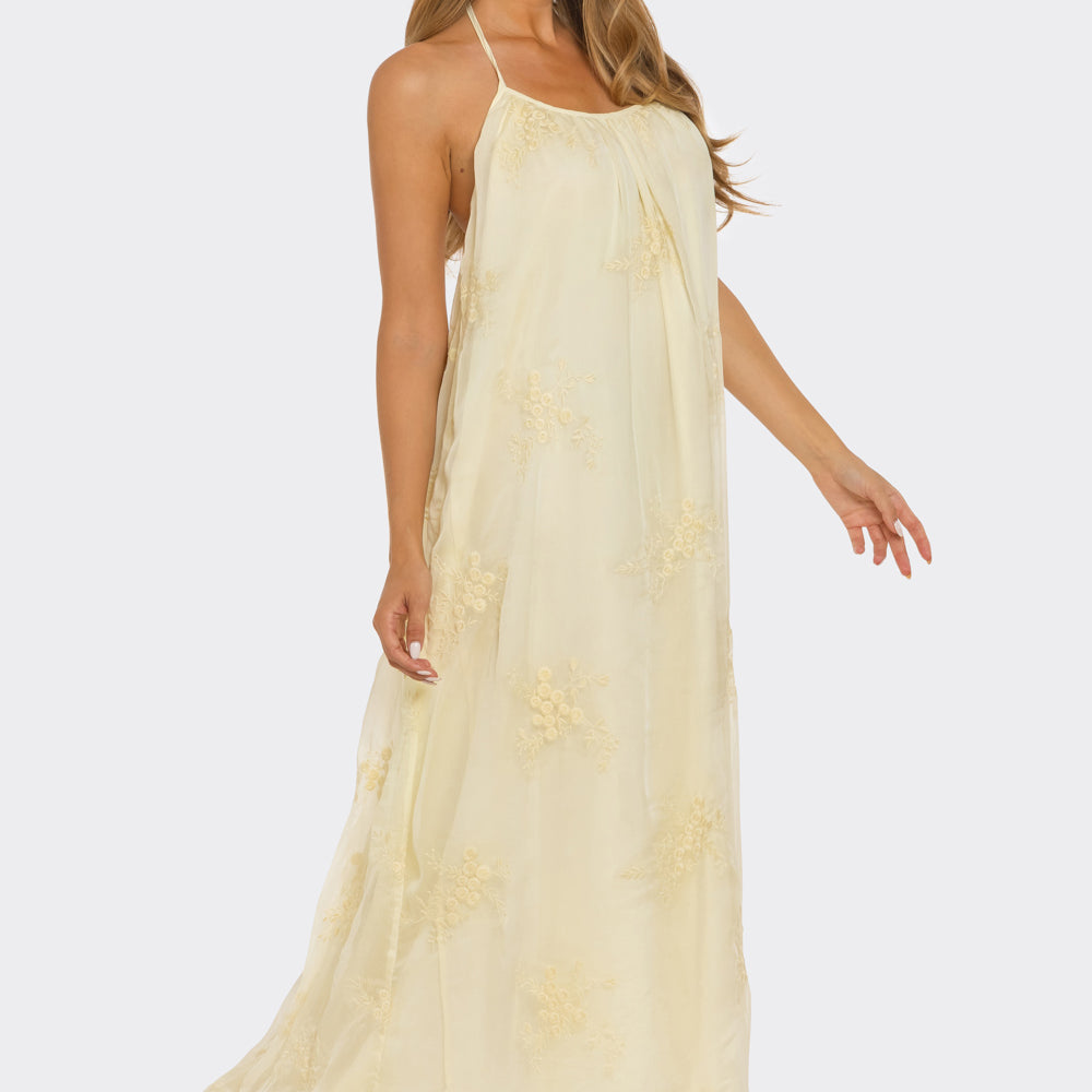 Eleanor Embroider Maxi Dress