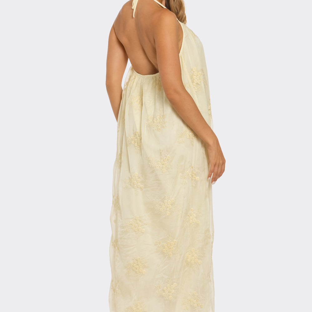 Eleanor Embroider Maxi Dress