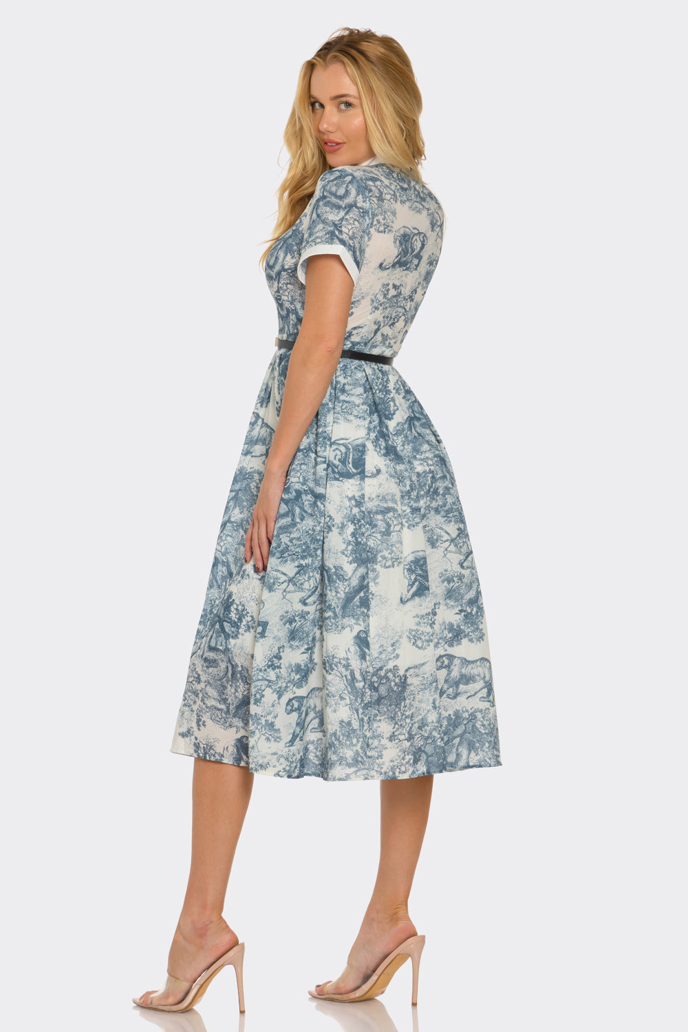 Ella Short Sleeved Midi Dress