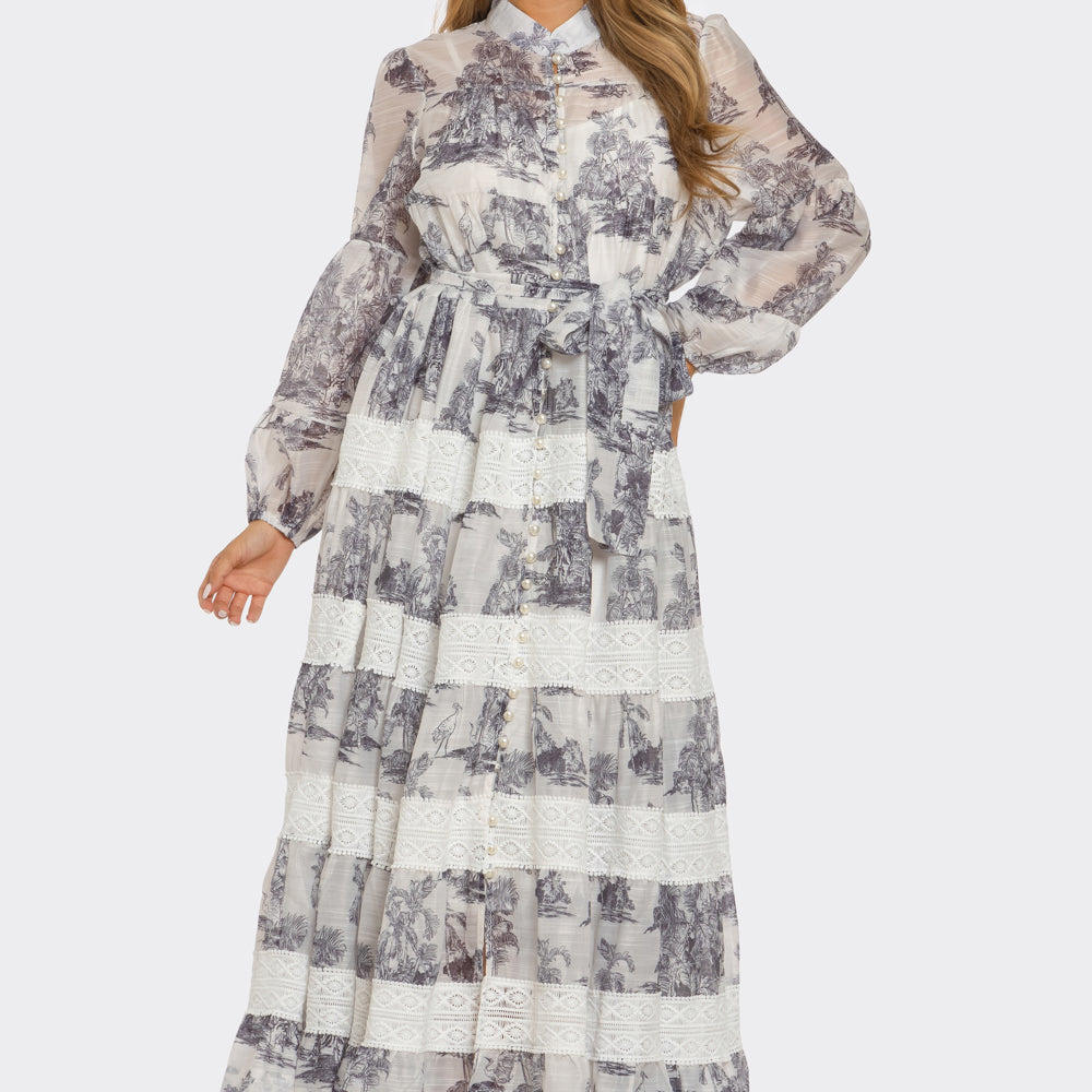 Vienna Tiered Maxi Dress