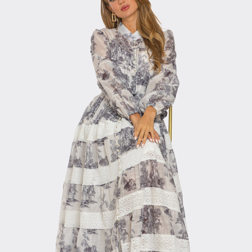 Vienna Tiered Maxi Dress