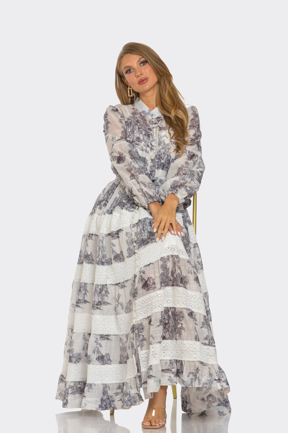 Vienna Tiered Maxi Dress