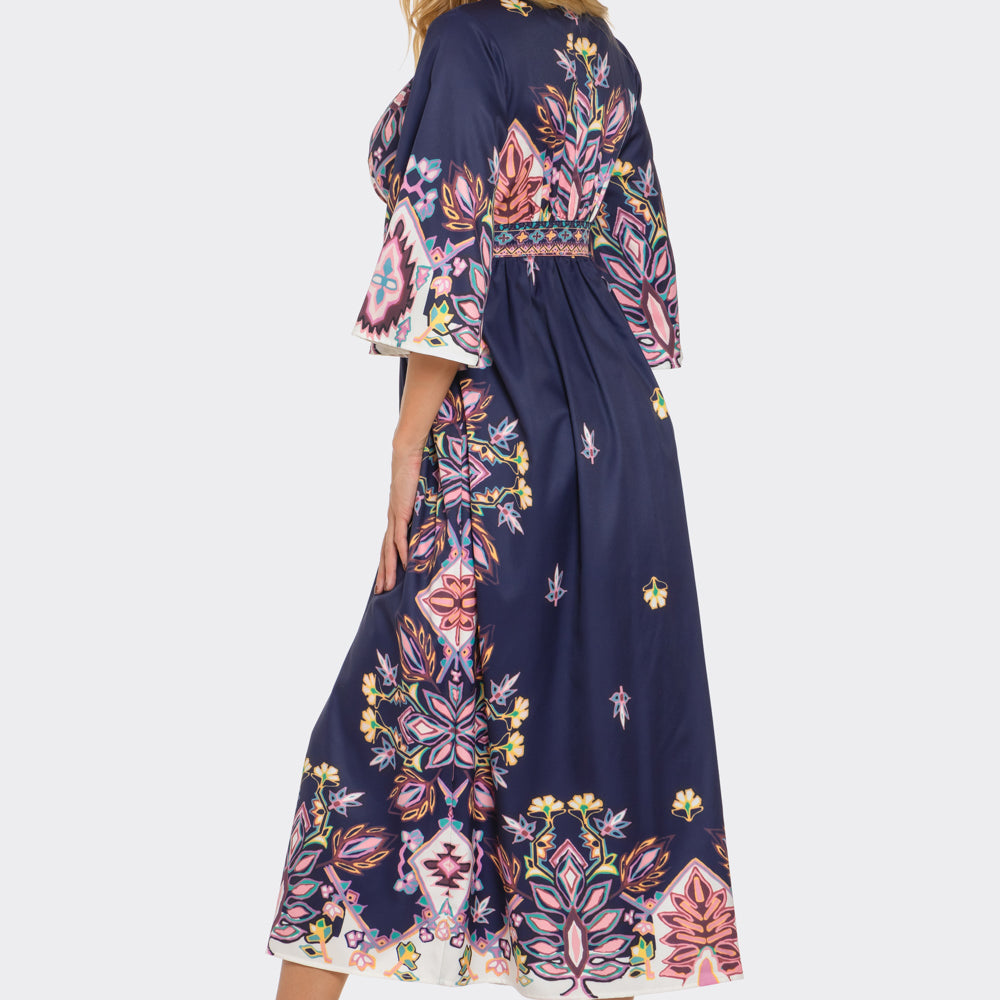 Serenity Bloom Midi Dress