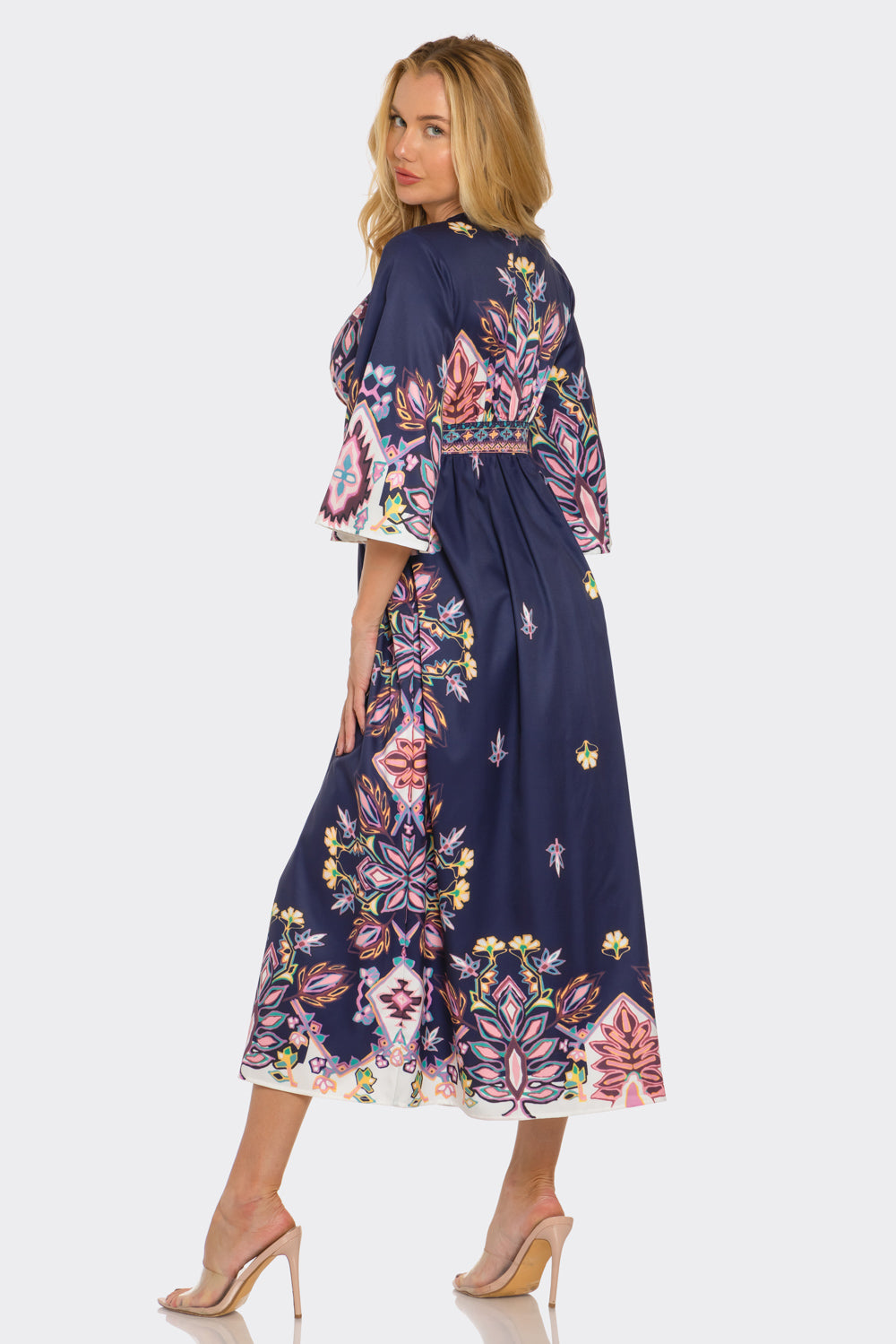 Serenity Bloom Midi Dress