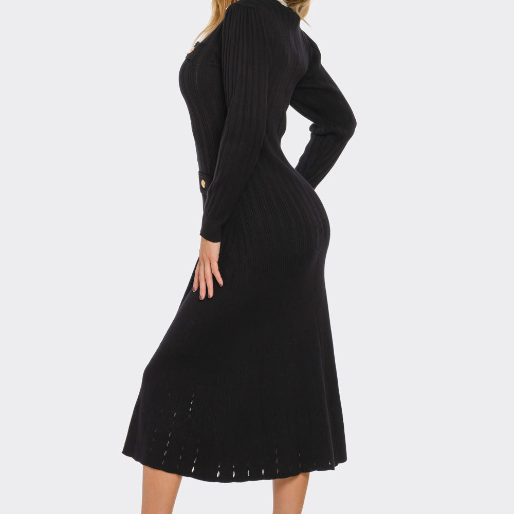 
                  
                    Isabella Buttoned Midi Dress
                  
                