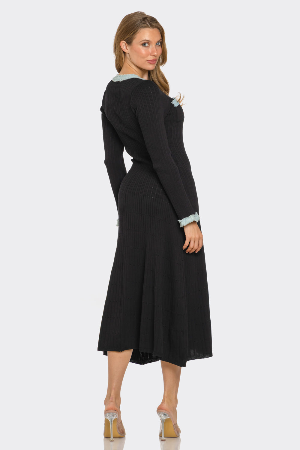 Lydia Long Sleeved Midi Dress