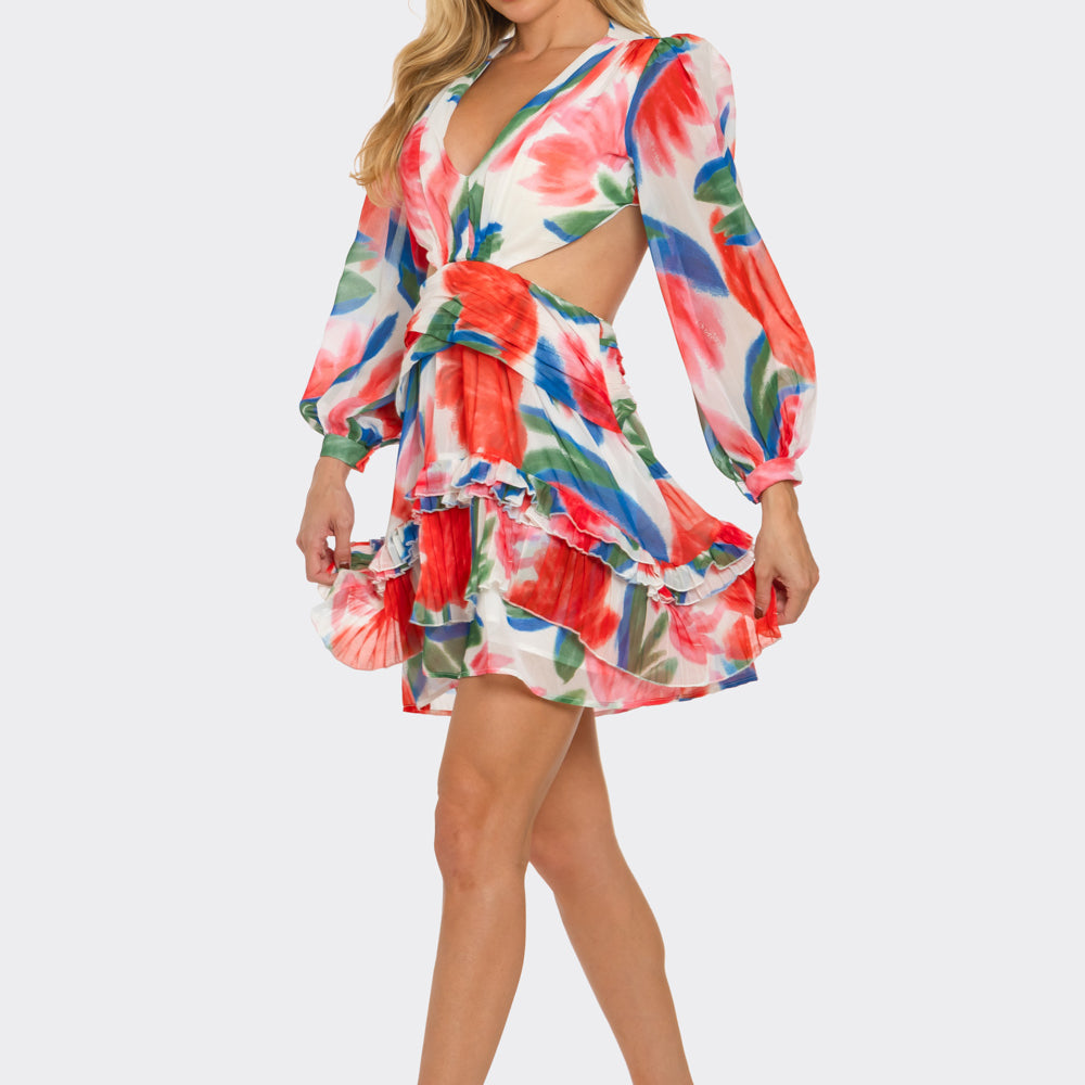 
                  
                    Flirty Flair Mini Dress
                  
                