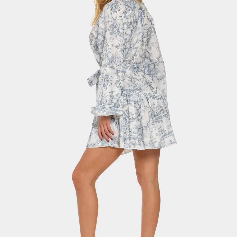 Polly Palm Mini Dress