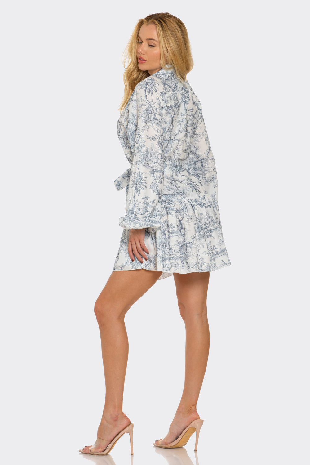 Polly Palm Mini Dress