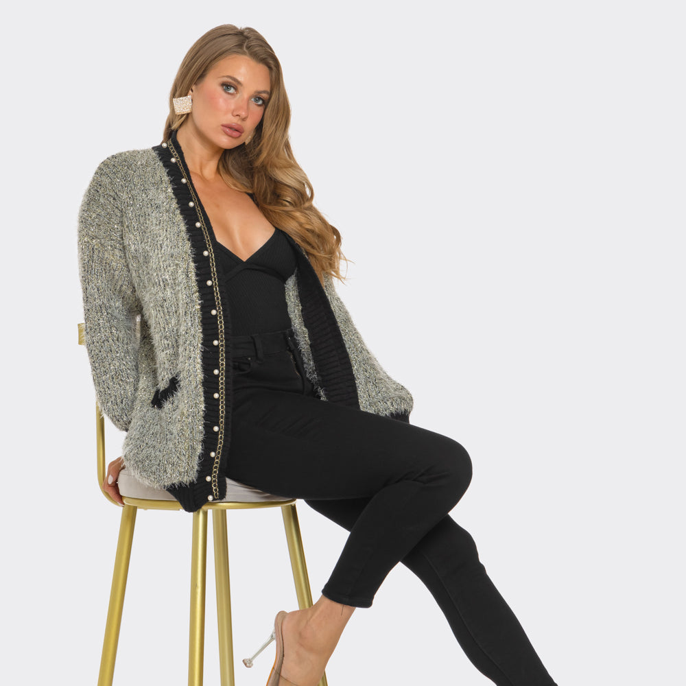 
                  
                    Cozy Luxe Pearl Cardigan
                  
                