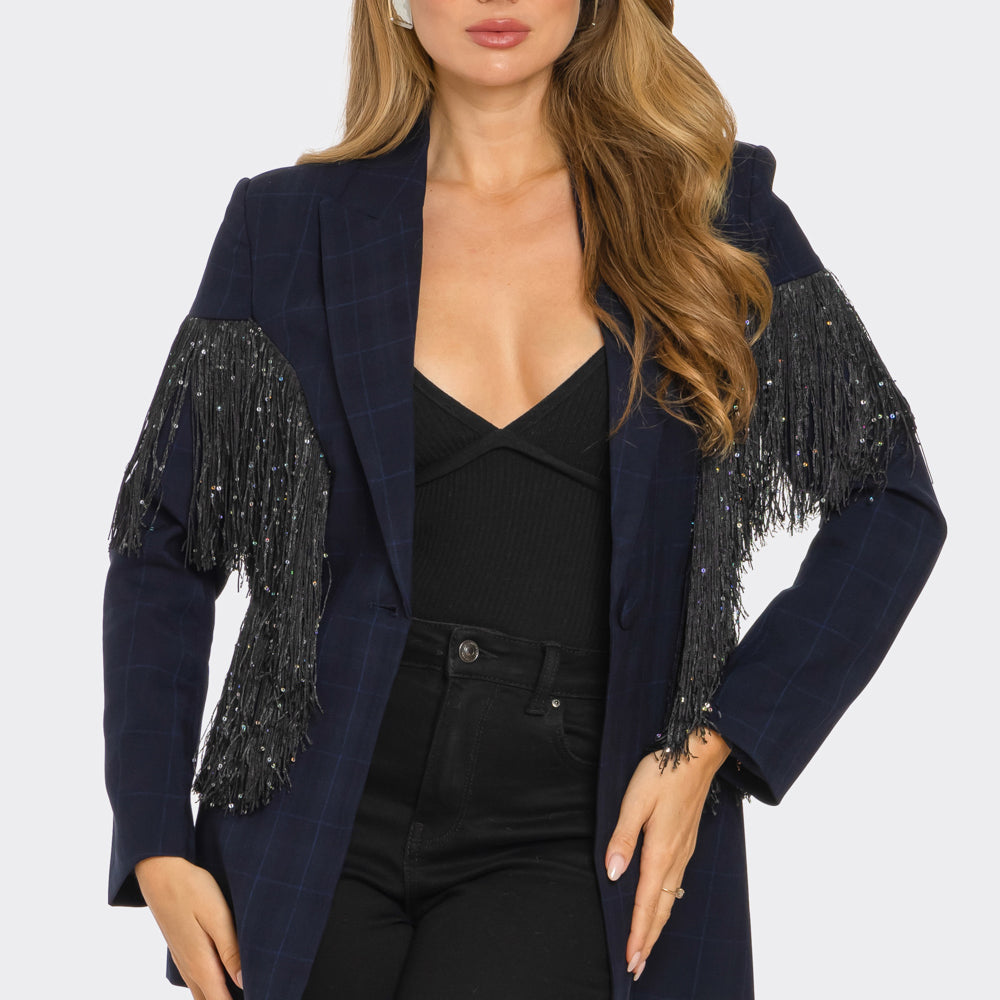 Artisan Fringe Blazer