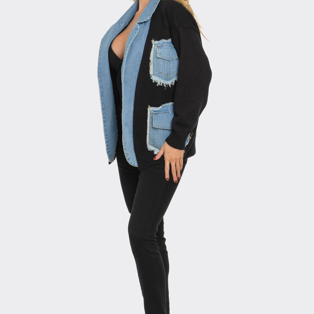 
                  
                    Demi Denim Cozy Jacket
                  
                