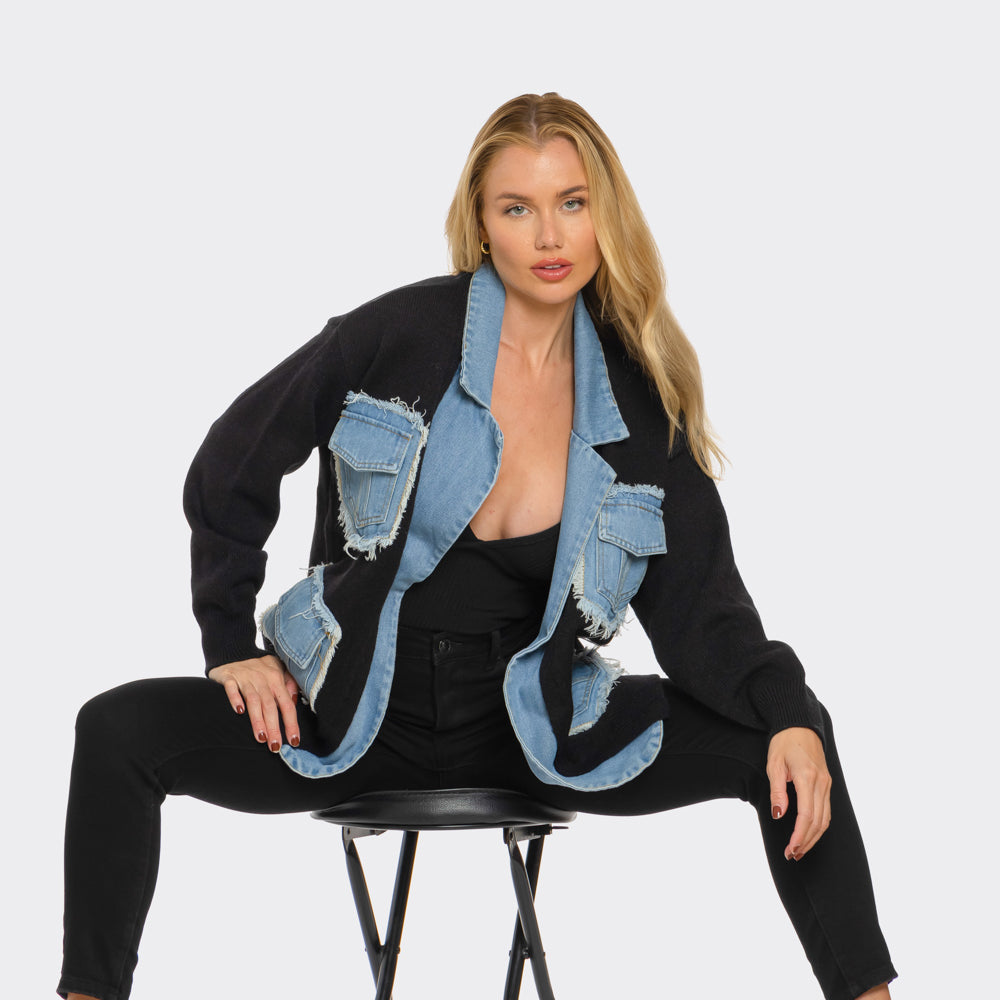 
                  
                    Demi Denim Cozy Jacket
                  
                