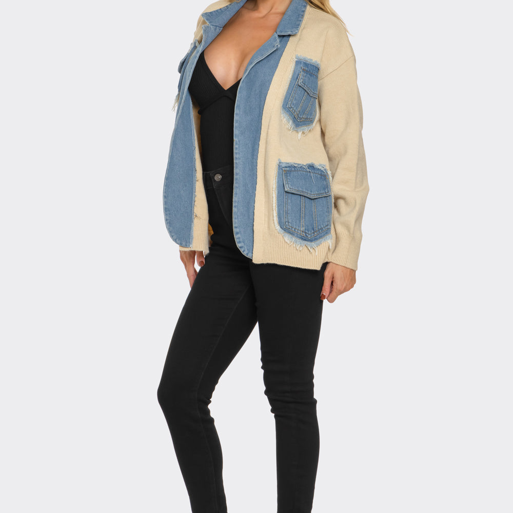 
                  
                    Demi Denim Cozy Jacket
                  
                