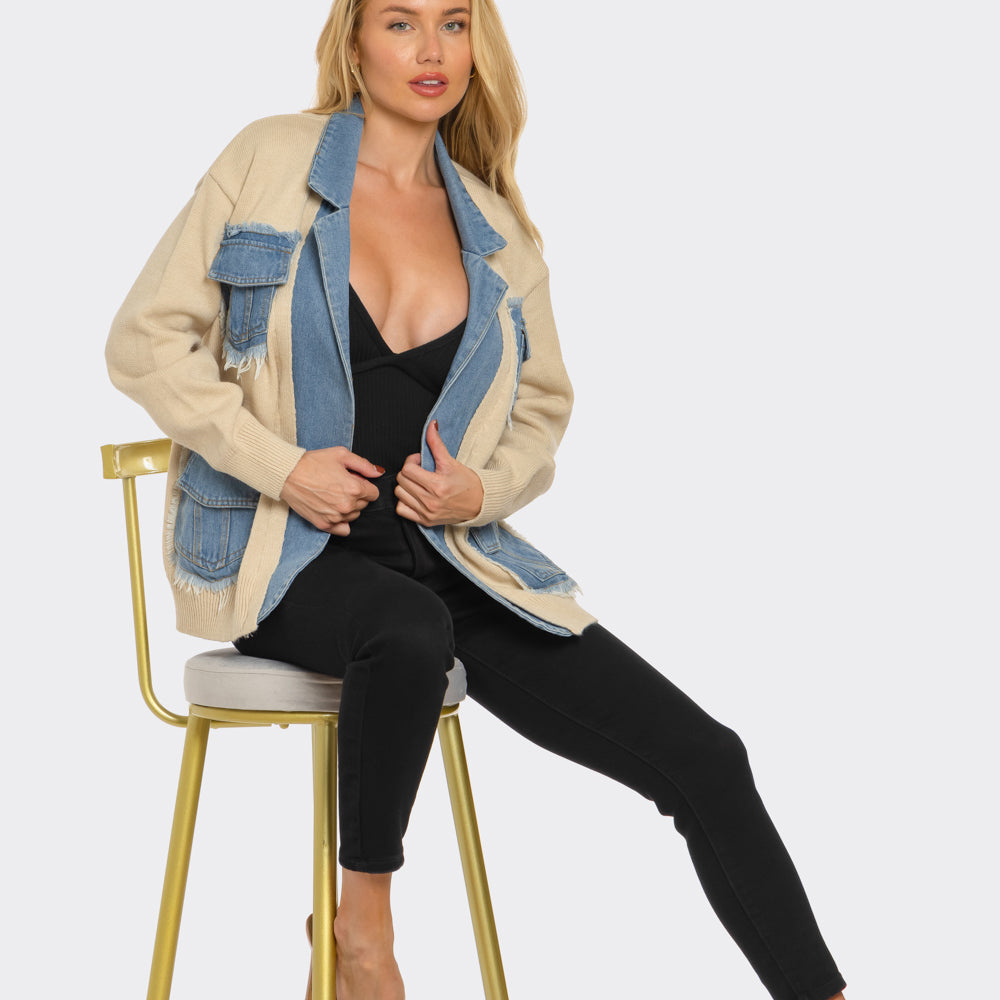 
                  
                    Demi Denim Cozy Jacket
                  
                