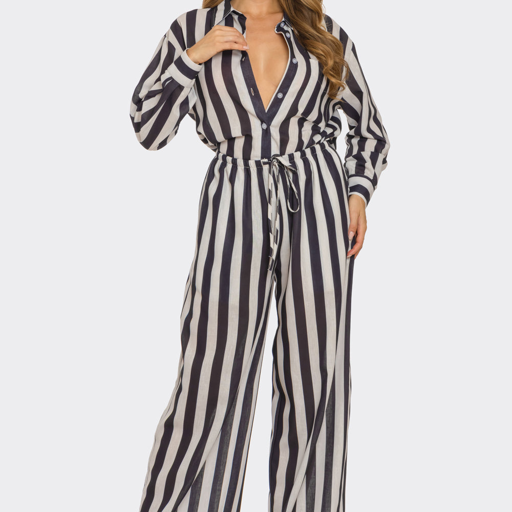 
                  
                    Paige Striped Matching Set
                  
                