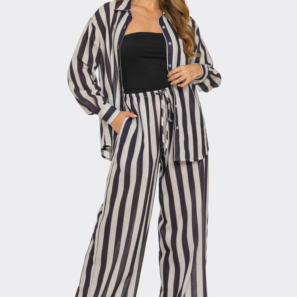 
                  
                    Paige Striped Matching Set
                  
                