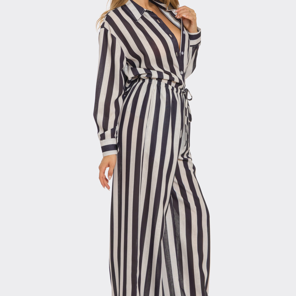 Paige Striped Matching Set