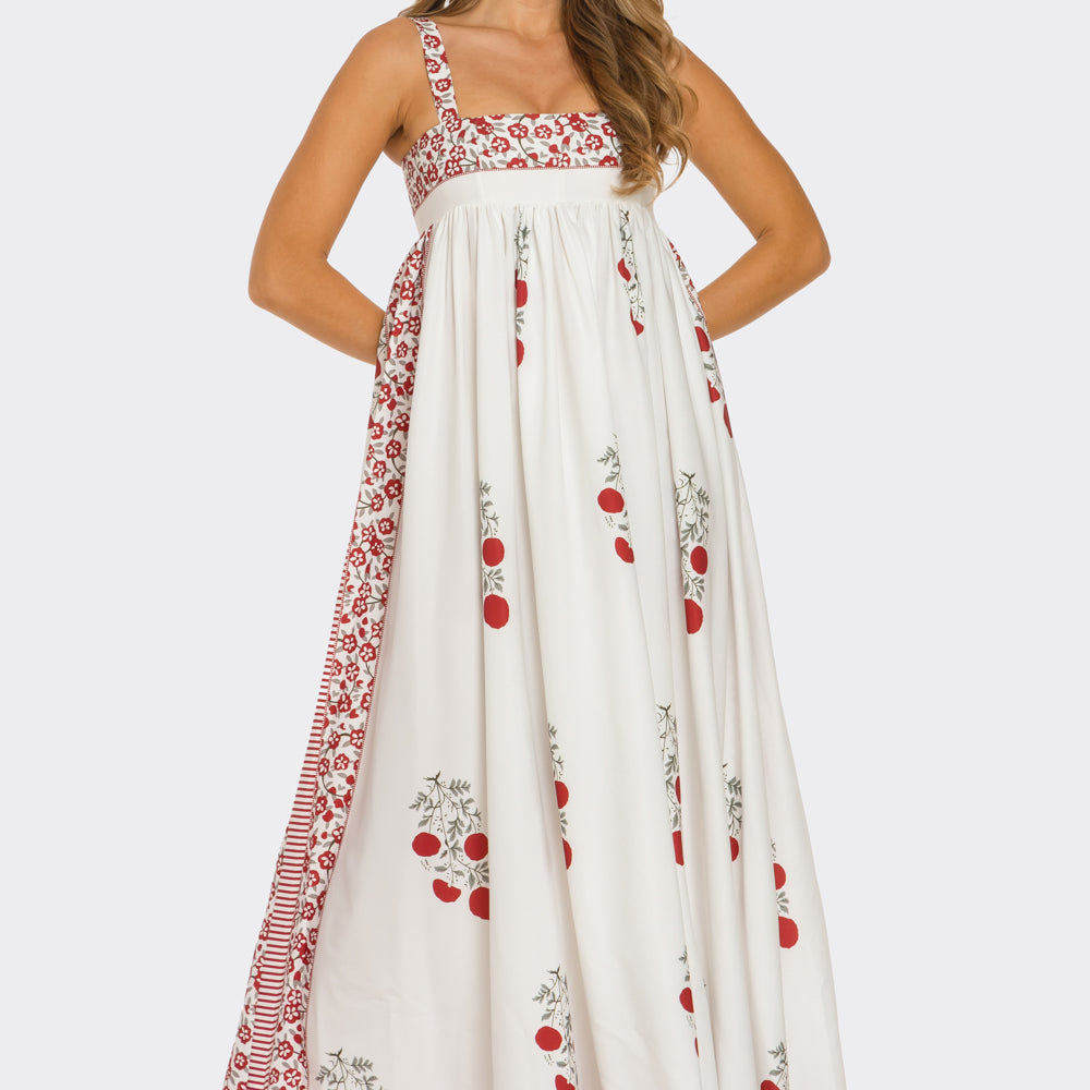 Berry Blossom Maxi Dress