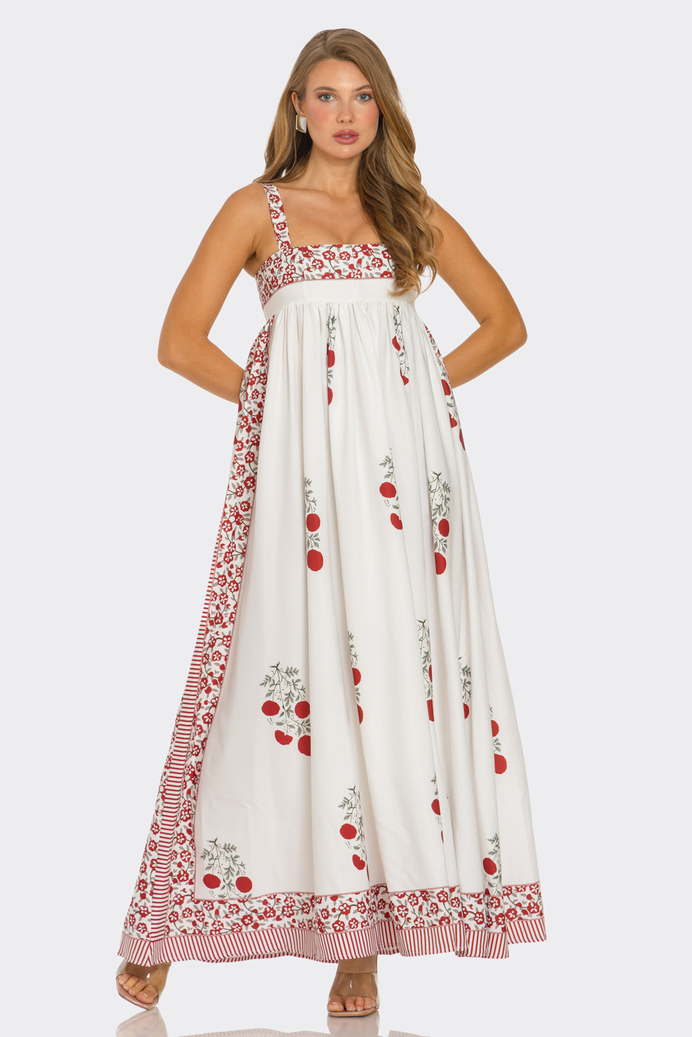 Berry Blossom Maxi Dress