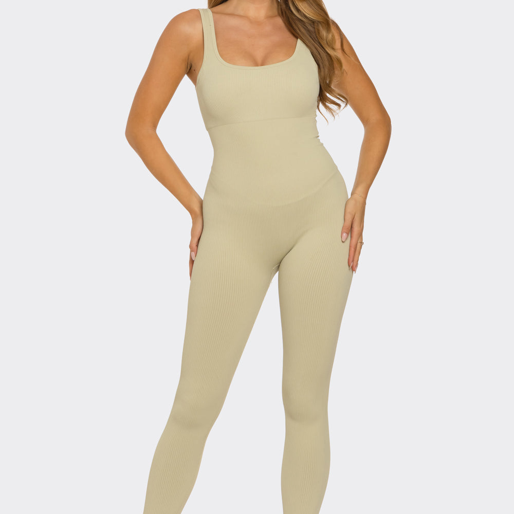 Flex Fit Sleeveless Jumpsuit