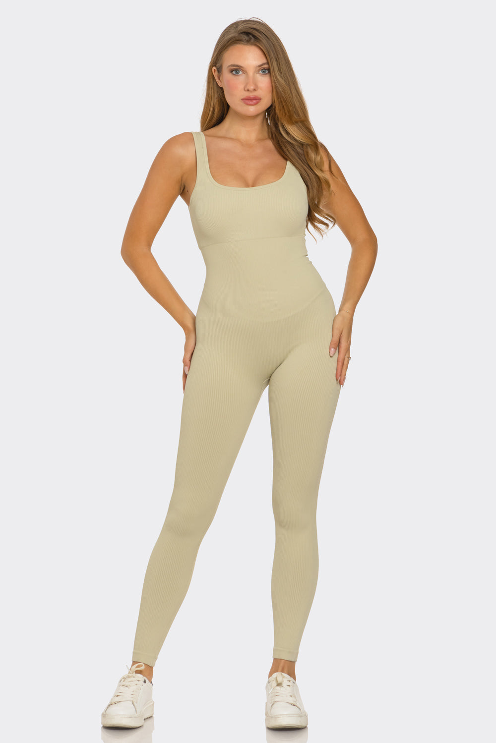 Flex Fit Sleeveless Jumpsuit